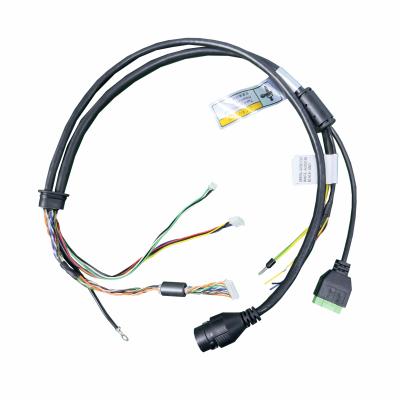 China 520mm Power Cable Assembly Rj45f 3.81 Pitch 2 Pin Waterproof Power Wire Harness 032 for sale