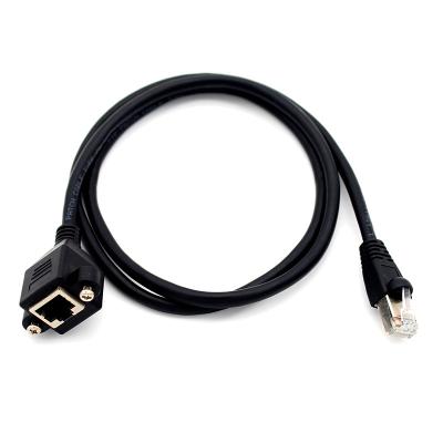 China Concentrator Network Cable Assembly 1000mm RJ45 With Male Female Connector 072 for sale