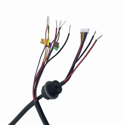 China Custom Electrical Wire Harness IP66 Waterproof Outdoor Cable Assembly ZH1.5-6PIN 119 for sale