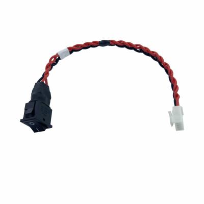 Cina 4P Computer Internal Audio Card Power Cable Wiring Harness Con Switch 060 in vendita
