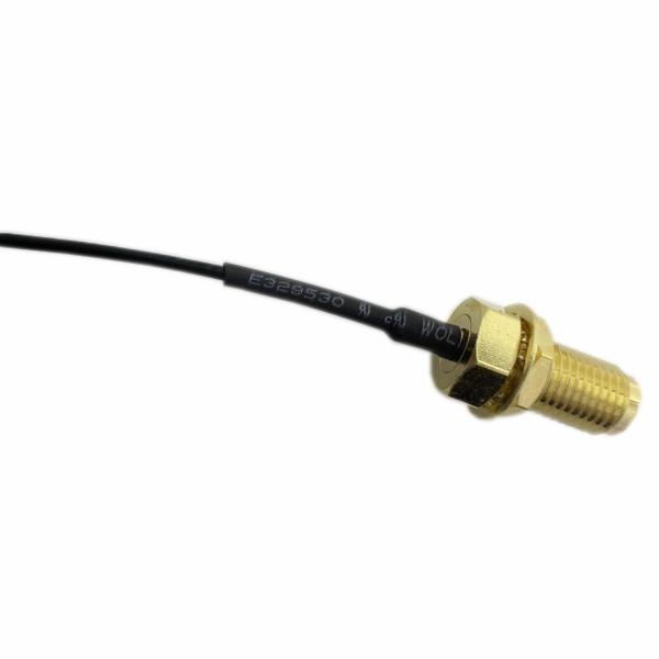 Quality Black SMA Master Male PIN RF Cable Assembly I-PEX/20278-112R-18 Wire Harness 147 for sale