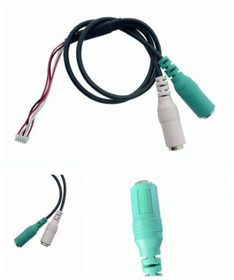 Cina Protezione RCA doppio cavo audio blindato personalizzato per la protezione da interferenze massime in vendita