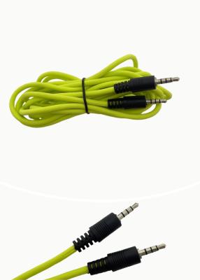 China Customized RCA Audio Video Cable Assembly Connector Type AUX3.5mm With PVC Jacket for sale