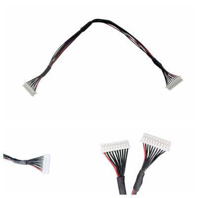 China UAV Camera LED Screen Cable Harness Assembly 10 PIN 1R6P*2 P1.25 160mm for sale