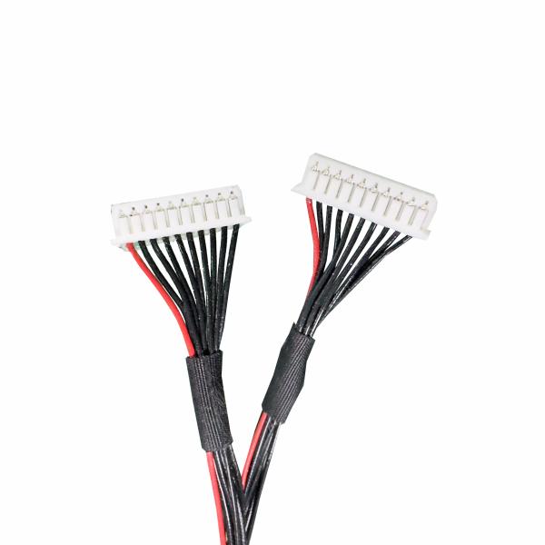 Quality UAV Camera LED Screen Cable Harness Assembly 10 PIN 1R6P*2 P1.25 160mm for sale