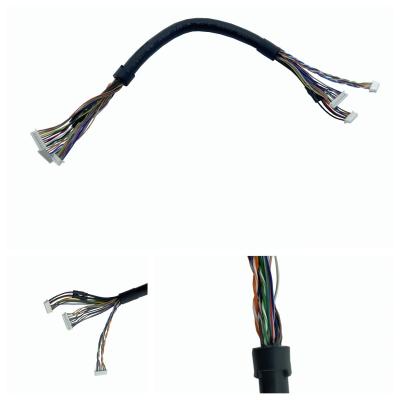 China Custom IO Cable Harness Assembly ZH1.5-8PIN MX1.25-10/12PIN For Drone Camera for sale