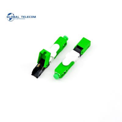 China Flat Cable Optical Fiber Fast Connector , 50mm Sc Apc Quick Connector CE Certificate for sale