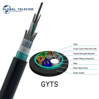 China 4 Core Outdoor Fiber Optic Cable Air Aerial G652d Fiber Cable 24 core for sale