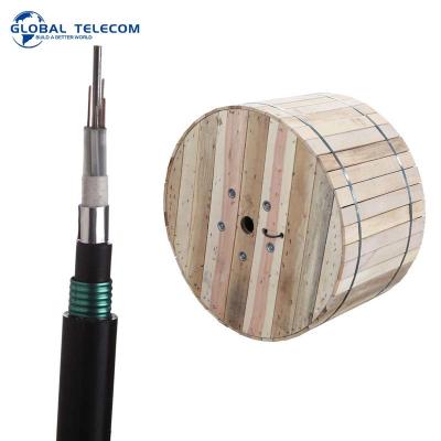China G652D Underground Fiber Optic Cable Double Steel Aluminium Armored for sale