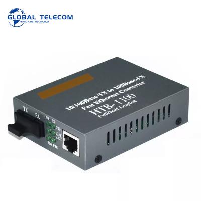China HTB 1100 Fiber Media Converter , 10 / 100Mbps fast ethernet transceiver for sale