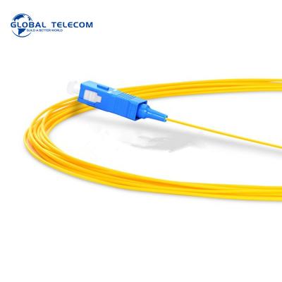 China Indoor 1M LC UPC Pigtail 0.9mm RoHS Ce Certification For FTTH for sale