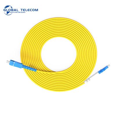China FTTX Network Fiber Optic Patch Cord Single Mode Sc To Lc Duplex Patch Cord for sale