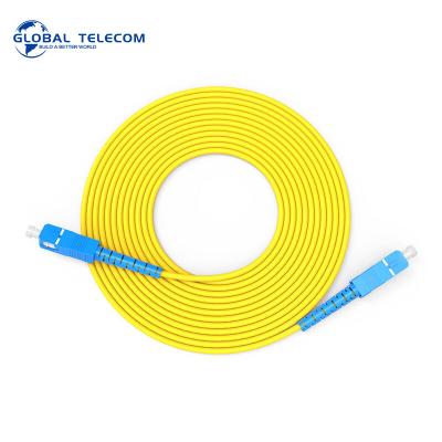 China 3.0mm Sc To Sc Patch Cable High Return Loss Duplex EN 50173 1 Standards for sale