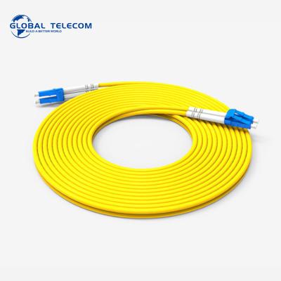 China 1 Meter Fiber Optic Patch Cord LC To LC Single Mode Dual Core for sale