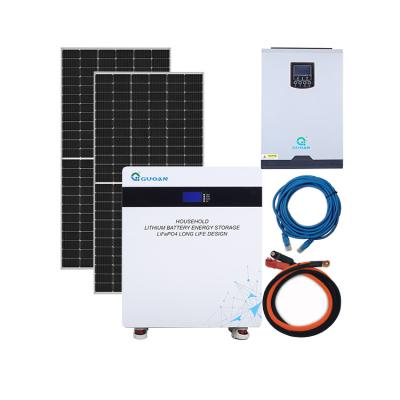 China All In One Solar Power Storage , DDP Shipping Hybrid Solar Battery System for sale