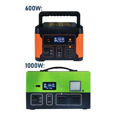 China Durable Camping Battery Generator , Outdoor Power Station 1000 Watt LiFePO4 for sale
