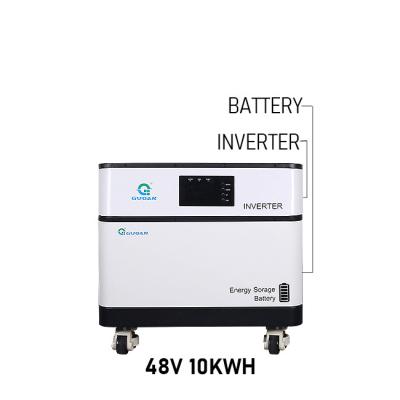 China 10KW Stackable Lithium Battery Home Inverter Hybrid Solar System for sale