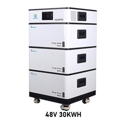 China Stackable Lithium Battery Home Inverter Solar Power Storage And Converting for sale