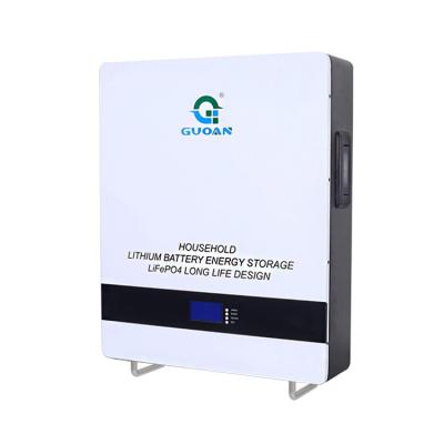 China Deep Cycle Residential Solar Battery Storage , Indoor Lithium Battery Wall Mount for sale