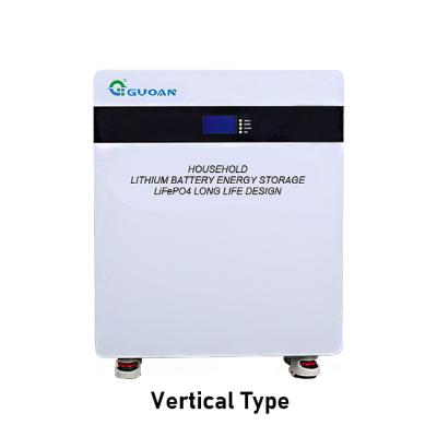 China 10kwh Home Battery Power , Vertical Domestic Batteries For Solar Power And Wind for sale