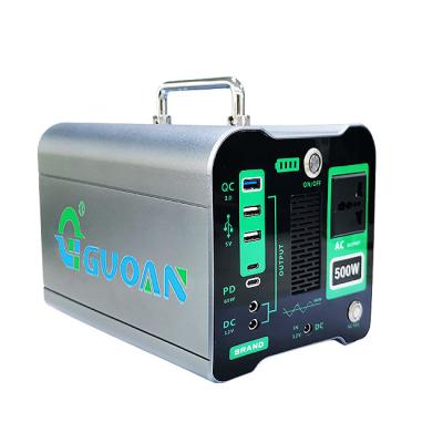 China 500W Travel Portable Power Plant Emergency Battery Stable Lightweight for sale