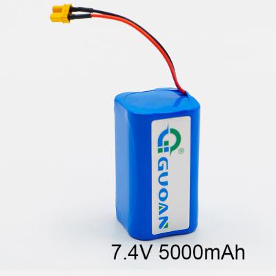 China Rechargeable 7.4V Li Ion Battery 18650 21700 Lithium Ion Cell Battery Pack for sale
