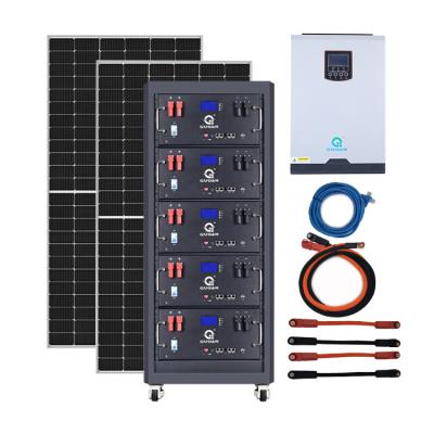China Sistema de armazenamento de bateria solar 50 KWH 51,2 V 6000 ciclos Uso residencial à venda