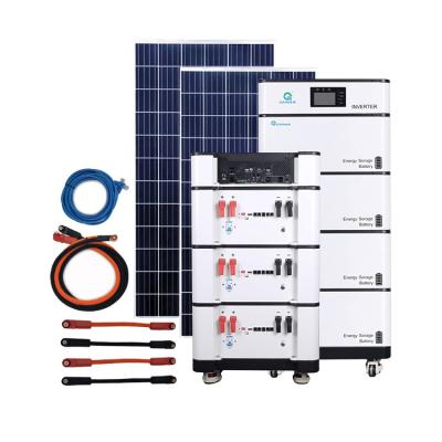 China Multi Scene Solar Battery Storage System 30kwh 48V Stabiel met omvormer Te koop