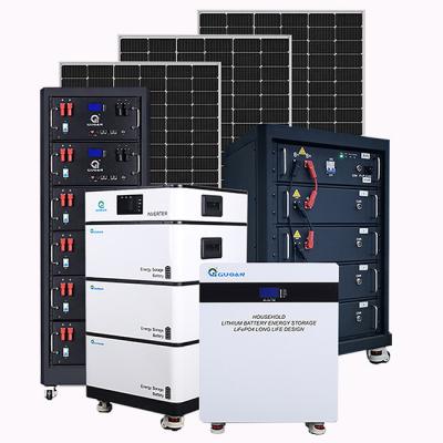 China Offgrid Inverter Solar Battery Storage System Full Set 1V1 Customize for sale
