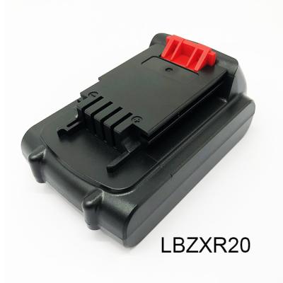 Chine Batterie sans fil rechargeable de la perceuse 18v, batterie noire et de Decker Lbxr20 à vendre