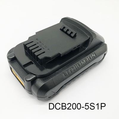 Chine Batterie de machine de perceuse à percussion DCB200, batterie de perceuse sans fil durable à vendre