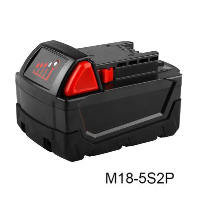 中国 ハンド ドリルのための 18V M18 5S2P コードレス電動工具バッテリー 18650 の耐久財 販売のため