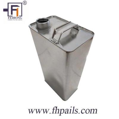 China UN Rated 2 Gallon Tinplate Oblong Can For Chemical Engine Oil for sale