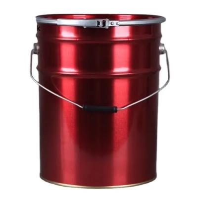 China 5 Gallon Open Head Steel Pail With Epoxy Phenolic Lining for sale