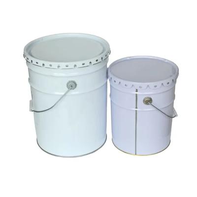 China 10 18 20 Liter 5 Gallon Paint Bucket UN Certified Industrial Tinplate Pail For Storing Of Polyester Resin for sale