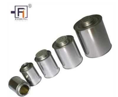China 118ML Metal Tin Containers With Screw Top Lid For Chemical Adhesives for sale