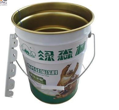 China Open Head 16L Lubricant Oil Metal Bucket And Lid UN Approved for sale
