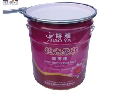 China 16L Metal Chemical Resistant Bucket With Lever Lock Ring Lids for sale