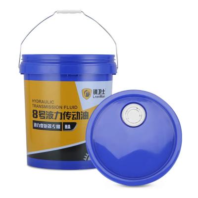 China Hydraulic Oil Plastic Bucket Containers 5 Gallon With Rieke Flex Spout for sale