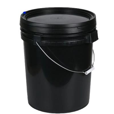 China 3mm 5 Gallon Large Plastic Bucket With Lid For Grains Storage for sale