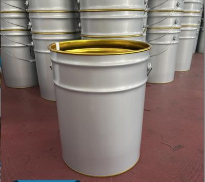 China Antirust Round Excavator Paint Bucket Metal General Purpose Customizable Design for sale