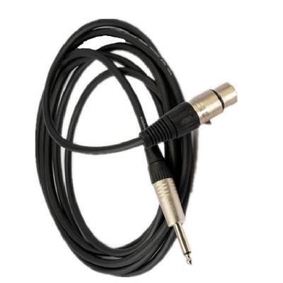 China 1/4 Inch Microphone Cable 10 Ft XLR Cable XLR Male To XLR Female Mic Cables for sale