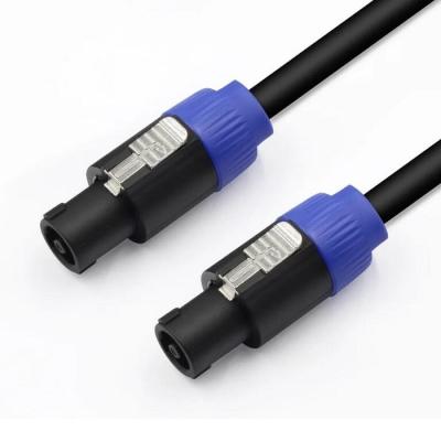 China 12 AWG Speakon To Speakon Cable Patch Cords 12Gauge Wire Cable OD10mm for sale
