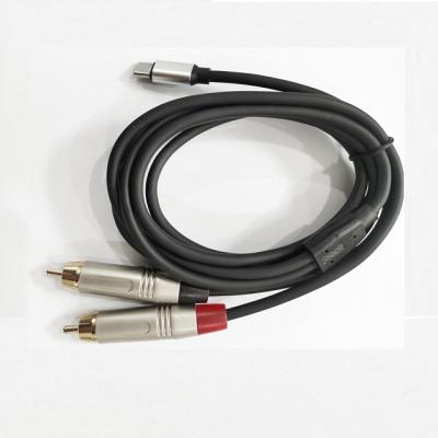China DAC C Type to Dual RCA Y Splitter Cable Built-in Powerful DAC Chip for sale