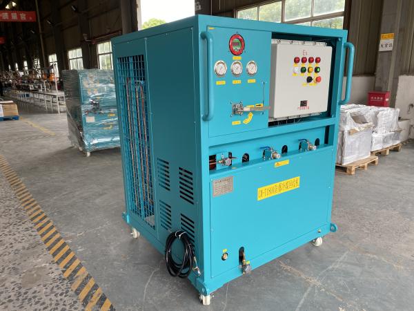 Quality Explosion Proof Air Conditioning Refrigerant Recovery Machine Charging Station for sale