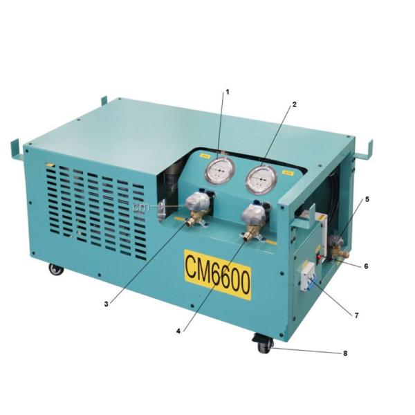 Quality R134A freon gas refrigerant recovery unit 2HP central Air Conditioner recharge machine ac recovery charging machine R410a for sale