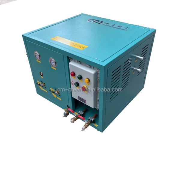 Quality 4HP oil less large gas displacement R514A HFO refrigerant recovery machine low for sale