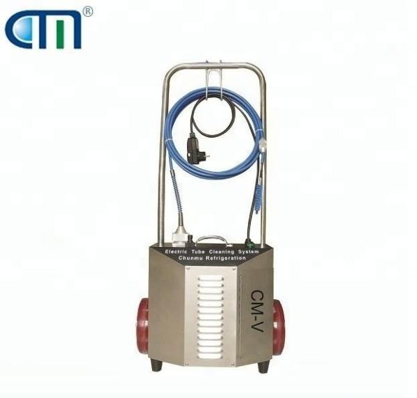 Quality Heat Exchanger Tube Cleaner Machine , Trolley Condenser Pipe Cleaning Machine for sale