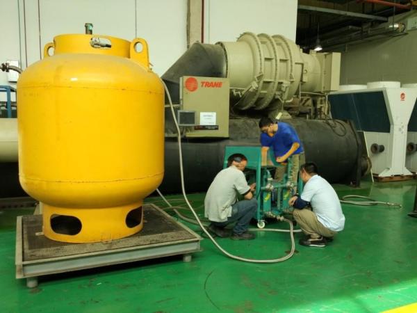 Quality China supplier Low pressure r1233zd r123 refrigerants recovery recycling vacuum for sale