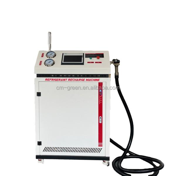 Quality fully automatic refrigerant recovery charging machine  R134a recovery system ac gas recharge machine for sale